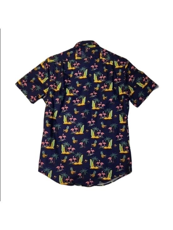 Polo Ralph Lauren Other - Polo Ralph Lauren Flamingo Short Sleeve Button Up Shirt (M Size S P Slim Fit)
